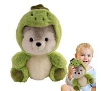 Zuasdvnk Animal en Peluche pour Chien Husky | Husky Transformable en Peluche Douce et | la de Chien de Jouet Husky