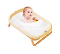 Zuasdvnk Baignoire de bébé pliante, bassin de lavage pliable pour bébé | Baignoire en silicone sans glissement - Outil de douche à double couche de chaleur, fournitures pour bébé pour l'extérieur