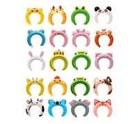 Zuasdvnk Bandeau pour ballons, bandeaux gonflables pour animaux - Bandeau de cheveux avec ballon en forme de dessin animé, animaux du zoo, bande de cheveux, tête d'animal avec ballons,