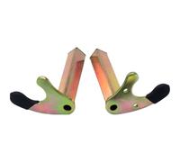 Zuasdvnk Béquille de roue arrière de moto,Béquille de moto arrière, Fixation de support de paddock en fer de 2 pièces, Béquille de levage pour bobine de bras oscillant, crochets pour