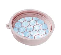 Zuasdvnk Bol de bain à glace pour le visage - Bol plongeant en silicone pliable - Outil raffermissant pour la maison, les voyages, les vacances