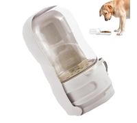Zuasdvnk Bouteille d'eau de Chien avec récipient de Nourriture, Distributeur de Bouteille d'eau de Voyage pour Chiens,Puppy Water Cup 2 in 1 - Accessoires de Voyage pour Chiens, Distributeur d'eau de