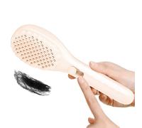 Zuasdvnk Brosse à cheveux facile à nettoyer - Peigne de massage extensible, brosse à cheveux antistatique multifonctionnelle pour femme, peigne de massage portable