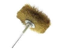 Zuasdvnk Brosse métallique pour perceuse, brosse ronde, brosse à stylo, brosse à roue, brosse en cuivre abrasif, brosse métallique pour enlever les adhésifs pour perceuse