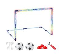 Zuasdvnk But de Football pour, But de Jardin pour entraînement de Football, Portable avec Accessoires pour, extérieur, intérieur, pelouse et
