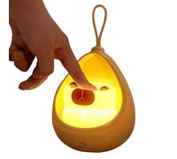 Zuasdvnk Capybara - Veilleuse Capybara - Jolie lumière décorative rechargeable à détection automatique pour chambre d'enfant, bureau, chambre à coucher, chevet des tout-petits