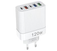 Zuasdvnk Chargeur multi-ports, adaptateur de prise USB, adaptateur USB, bloc de prise, station de charge de téléphone multiport, port de charge de téléphone portable pour la maison, l'extérieur, les