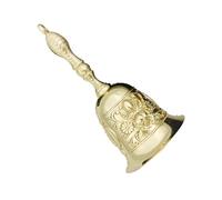 Zuasdvnk Cloches Vintage pour l'intérieur, Cloche de Chevet Vintage en - Cloche d'appel à Main en Laiton - Esthétique, Luxueuse, bruyante - pour l'école, l'église, Les Mariages, Les hôtels, la