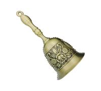 Zuasdvnk Clochette à Main, Petite Clochette - Vintage - Cloche de Chevet en Vintage, décoration esthétique de Luxe, Cloche d'appel à la Main en Laiton pour Mariages, hôtels, Cuisine