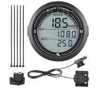 Zuasdvnk Compteur kilométrique de vélo, compteur kilométrique et compteur de vitesse de vélo - Compteur de vitesse de vélo multifonction,Compteur de vitesse sans fil compact pour vélo