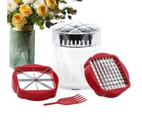 Zuasdvnk Coupeur de pommes de terre, coupeur de pommes de terre,Slicer de copeaux de fromage multifonctionnel - Coupe d'oignons de pommes de terre frites, concombres végétaux pour la cuisine