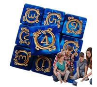 Zuasdvnk Cube de Jeu | Ensemble de dés en polyèdre à Motif Dragon - 10 pièces Creative Motif Dragon Jouet de rôle pour la décoration, Le Bureau, la Voiture, Les et Les Adultes