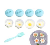 Zuasdvnk Cuiseur à Œufs en Silicone - Moule pour Œufs Pochés et Durs avec Coquetiers