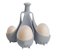 Zuasdvnk Cuiseur à œufs en silicone | Pocheuses à œufs en silicone - Support de rangement pour œufs durs - Cuiseur à œufs durs en silicone, gadget d'ébullition pour œufs durs