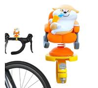 Zuasdvnk Décoration de lecture cycliste - Pendentif de guidon de vélo électrique - Jumping Creative Shaking Anime Doll - Jouet de printemps - Décoration de scooter pour l'équitation, scooter en plein