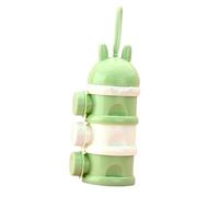 Zuasdvnk Distributeur de lait en poudre | Récipient à goûter pour à 3 couches | Pot à lait portable, récipient à lait en poudre anti-déversement, boîte de formule