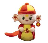 Zuasdvnk en peluche,Animaux en peluche avec - 2025 Année à la mascotte du serpent Animal de serpent debout | Décoration du Nouvel An chinois Dol à la mascotte 'animal en peluche du