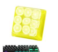 Zuasdvnk Ensemble de touches de clavier, touches de gelée en - Keycaps mignons Candy Fruit Keycaps - Capuchons de touches de fruits en forme de bonbon, accessoires d'ordinateur décoratifs pour clavier