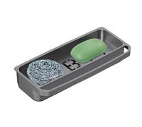 Zuasdvnk Étagère d'évier de cuisine, Caddy d'évier de cuisine en acier inoxydable,Caddy d'évier Grand porte-éponge en acier inoxydable antirouille - Organisateur d'évier