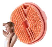 Zuasdvnk Exfoliant pour le corps en silicone, brosse de bain en silicone, brosse de bain antidérapante | Pinceau de douche ergonomique multifonction pour la salle de bain à la maison