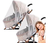 Zuasdvnk Filet de couffin pour bébé, couverture complète, respirante, portable, protection solaire pour camping, crèche, voiture, voyage, randonnée, balcon