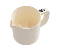 Zuasdvnk Fouet à œufs - Mélangeur portatif sans fil 2 en 1 et filtre, bol de lavage de riz de 1 L, agitateur automatique, gadget de cuisine pour mélanger les aliments liquides, le lait domestique, la