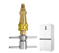 Zuasdvnk Fridge Connecteur rapide Laveuse à pression, connecteur rapide du réfrigérateur rondelle de pression,Rondelle de 1/4 pouces Quick Connect - Pièces d'outils de déverrouillage, accessoires