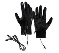 Zuasdvnk Gants chauffants rechargeables, gants de travail chauffants,Gants chauffe-mains USB | Gants résistants à l'eau, équipement de saison froide pour la pêche, snowboard