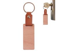 Zuasdvnk Gravure de porte-clés inachevés, porte-clés vides | 3 formes Élégant charme créatif créatif,Gravure de pendentif, ornement intérieur de voiture pour amis, famille, sac, Rectangle,