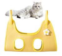 Zuasdvnk Harnais pour chat - Hamac pour le toilettage - Tissu respirant - Sac de rangement pour la coupe des ongles - Hamac de toilettage pour chien