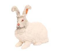 Zuasdvnk Jouet Lapin pour, décorations de Cupcake réalistes en Forme de Lapin, Mignonnes faveurs de fête, Petite Statue de Lapin, Jouet éducatif pour d'âge préscolaire