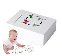 Zuasdvnk Jouets pour pour, Puzzle de Cycle de Vie, kit Scientifique de pépinière de Cycle de Vie réutilisable, Outil éducatif résistant à l'usure des Animaux