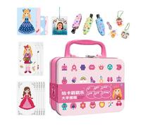 Zuasdvnk Kit Punch Art, Puzzle Créatif Peinture avec piqûre, Jeux pour Habiller la Princesse, Kits artistiques pour Frapper - Kit amusant et créatif, Jouets de princesse pour cadres