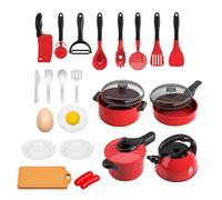 Zuasdvnk Les Jouent aux Jouets de Cuisine, Jouent aux Jouets de Cuisine, 24x ustensiles de Cuisine, Jeu D'AUTRE OREUSSINS DE Face pour Capture DE CRAME DE LA, PROPRIÉTÉ DE CAIL