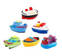 Zuasdvnk Lot de 6 jouets pour bateau de bain, pour la baignoire, pour les tout-petits, les filles, les jouets de piscine