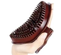 Zuasdvnk Meridian Brosse pour le corps - Massage musculaire apaisant et relaxation - Poignée en silicone - Appareil de massage pratique pour la douche, la sculpture du corps, les soins et les voyages