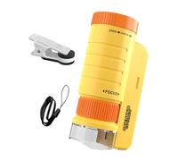 Zuasdvnk Microscope de Poche pour, Microscope à Main de Poche pour Tout-Petits - Microscope LED réglable pour Petits scientifiques pour, Petits scientifiques, étudiants