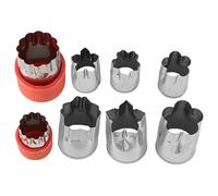 Zuasdvnk Moule à sandwich pour déjeuner pour, emporte-pièces pour légumes - Cartoon Handmade Home Maker Acier inoxydable,Moule de presse à décruster pour sandwich 8X avec formes