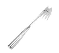 Zuasdvnk Outil de Crabe Manuel, Outil - 4 Dents - Équipement d'extérieur - Poignée Ergonomique - Piquet de Jardin pour déraciner Les Mauvaises Herbes