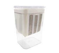 Zuasdvnk Passoire à yaourt - Passoire à thé - Filtre à maille réutilisable 1100 ml pour déchets alimentaires The Café Cuisine Riz Miel Fromage Sauce