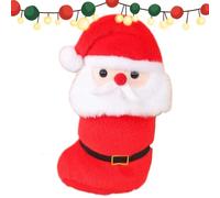 Zuasdvnk Peluche de Noël, animaux en peluche de Noël | Animaux en peluche de Noël, peluche de Père Noël | Jolie peluche en forme de renne, fruit du Père Noël, bâton de sucre,