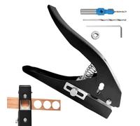 Zuasdvnk Perforateur | Perforateur De Papier Avec Poinçon Rond Simple,Pince À Bord Pour Bois Photo Carton Cartes Plaques Maison Bureau Papier