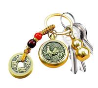 Zuasdvnk Porte-clés gourde en laiton | Porte-clés gourde, beau porte-clés porte-bonheur, ensemble de porte-clés avec Feng Shui, porte-clés pour la chance