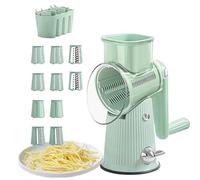 Zuasdvnk Râpe rotative, râpe à fromage, trancheuse manuelle de cuisine pour trancheuse rotative, râpe à fromage, trancheuse manuelle pour pommes de terre