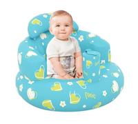 Zuasdvnk Siège gonflable pour bébé - Chaise gonflable pour bébé - Canapé gonflable pour bébé à gonfler - Chaise d'été pour tout-petits - Siège de sol pour petits enfants - Siège de soutien pour