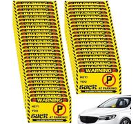 Zuasdvnk Suce avec des cartes de stationnement, cartes de stationnement coquines | Billet de blague pour le faux stationnement - 50 billets drôles "Vous avez garé comme un idiot", cartes de visite