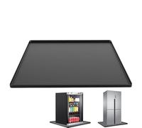 Zuasdvnk Tapis pour réfrigérateur, mini bac anti-goutte, 60 x 60 x 1,5 cm, imperméable, pour cuisine, bureau, dortoir, salle de bain, buanderie, douche, cave à laver