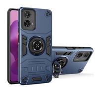 ZUBEE Case Tablet PC Coque de Protection intégrale for Motorola Moto G04/G24/E14/G04S 2024, Double Couche de qualité Militaire, résistante aux Chocs, avec béquille Tablet Couverture arrière(Blu)