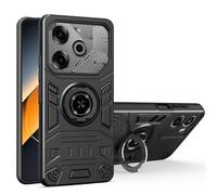 ZUBEE Case Tablet PC Coque de Protection intégrale for Tecno Pova 6 Pro 5G/Pova 6, Double Couche de qualité Militaire, résistante aux Chocs, avec béquille Tablet Couverture arrière(Svart)