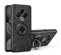 ZUBEE Case Tablet PC Coque de Protection intégrale for Tecno Spark 30 4G, Double Couche de qualité Militaire, résistante aux Chocs, avec béquille Tablet Couverture arrière(Svart)